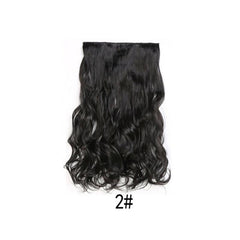 Long Body Wavy Clip In Hair Extensions Heat Resistant Hairpiece