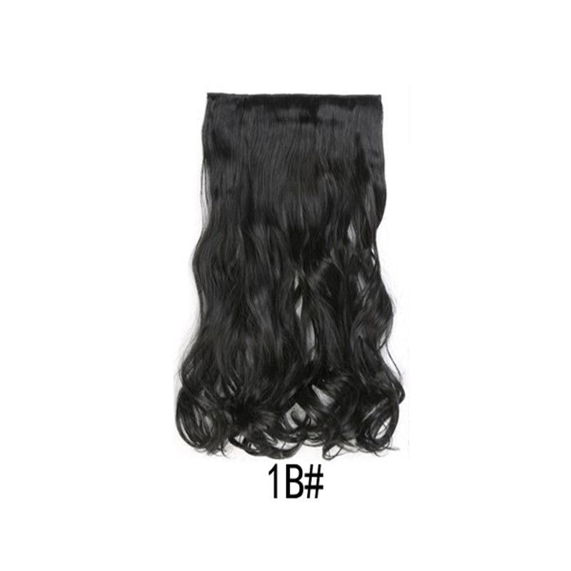 Long Body Wavy Clip In Hair Extensions Heat Resistant Hairpiece