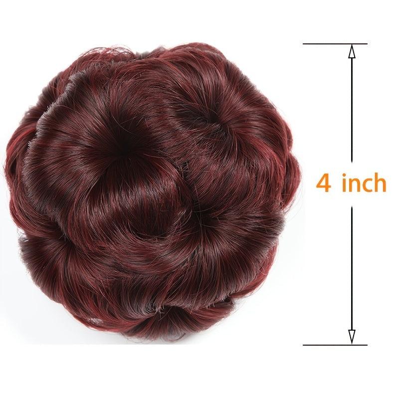Wavy Hair Bun Extension for Bridal and Everyday Wear