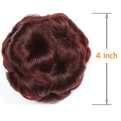 Wavy Hair Bun Extension for Bridal and Everyday Wear