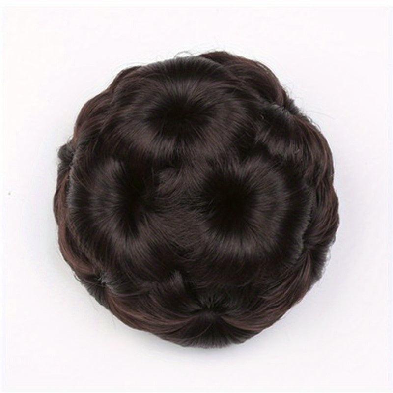 Wavy Hair Bun Extension for Bridal and Everyday Wear