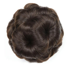 Wavy Hair Bun Extension for Bridal and Everyday Wear