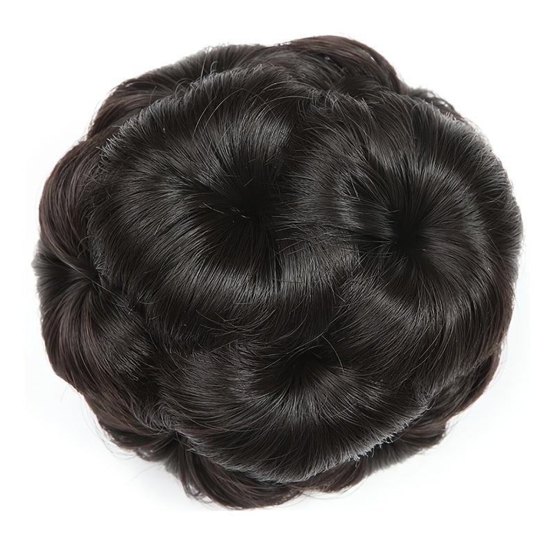 Wavy Hair Bun Extension for Bridal and Everyday Wear