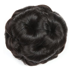 Wavy Hair Bun Extension for Bridal and Everyday Wear