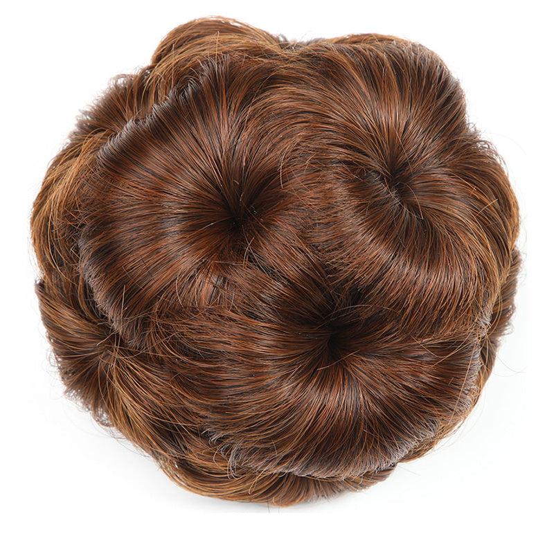 Wavy Hair Bun Extension for Bridal and Everyday Wear