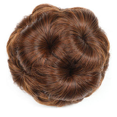 Wavy Hair Bun Extension for Bridal and Everyday Wear