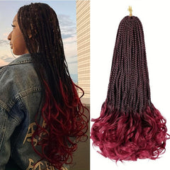 Goddess Box Braids Synthetic Crochet Hair Extensions