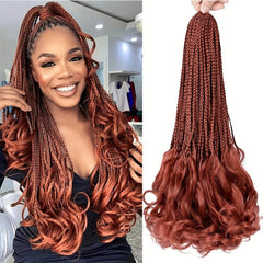 Goddess Box Braids Synthetic Crochet Hair Extensions