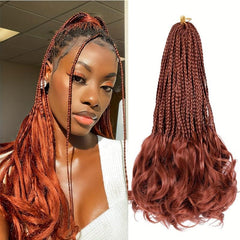 Goddess Box Braids Synthetic Crochet Hair Extensions