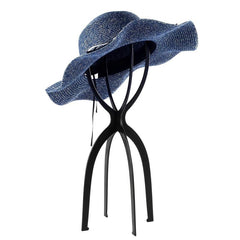 3pcs Wig Hat Stand Plastic Wig Holder Portable Folding Bracket