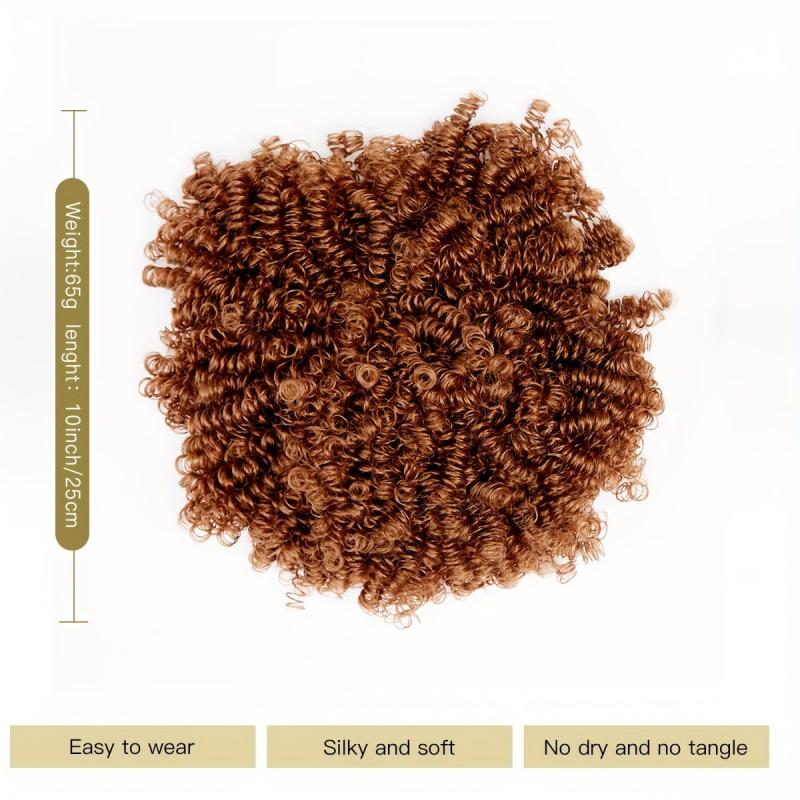 Afro Puff Kinky Curly Drawstring Ponytail Extension For Women