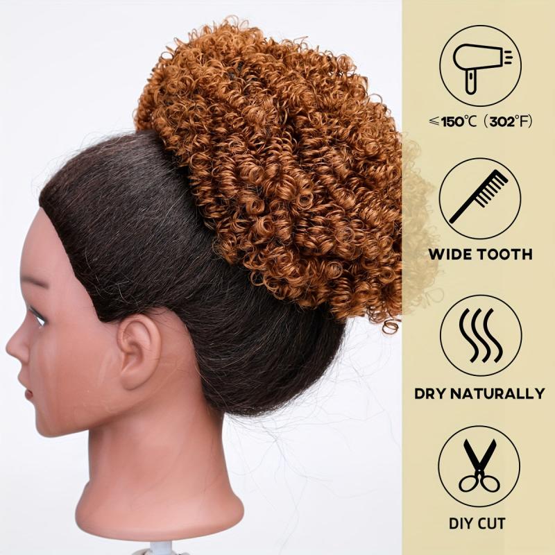 Afro Puff Kinky Curly Drawstring Ponytail Extension For Women