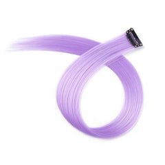 8 Pcs Colorful Hair Extensions 55-88 Cm Straight Synthetic