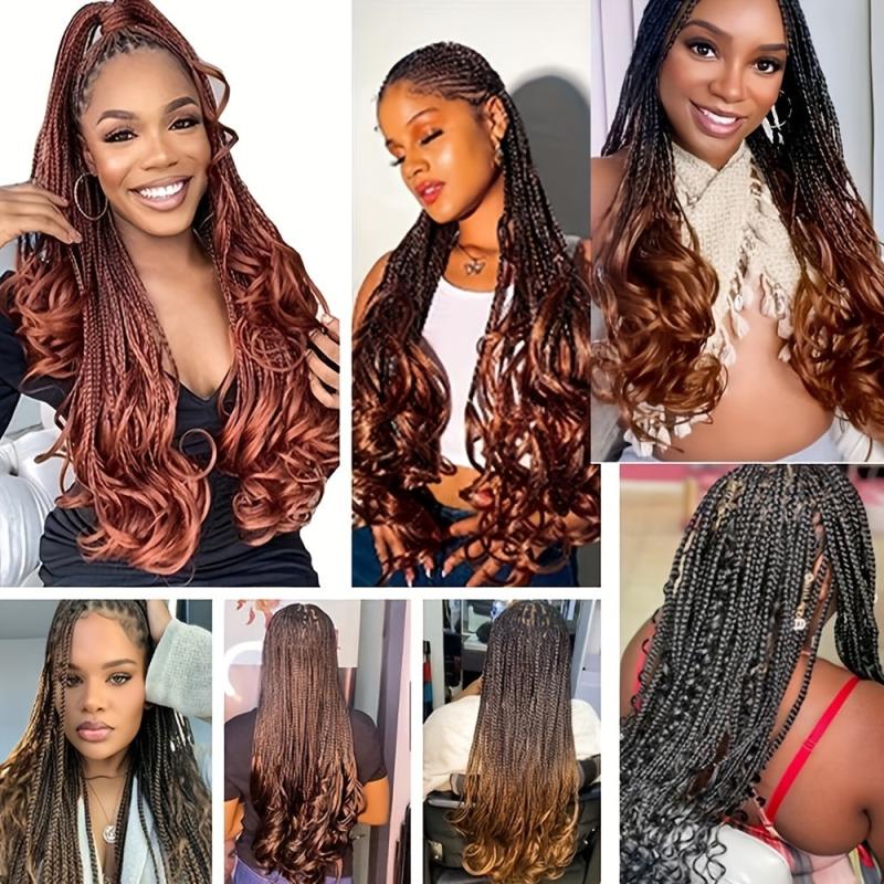 French Curly Braiding Hair 60-96 cm Loose Wave Spiral Crochet Hair