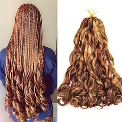 French Curly Braiding Hair 60-96 cm Loose Wave Spiral Crochet Hair