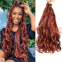 French Curly Braiding Hair 60-96 cm Loose Wave Spiral Crochet Hair