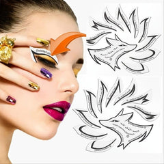 Professional Eyeliner Stencil & Eyeshadow Stencil Set