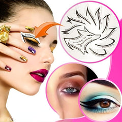 Professional Eyeliner Stencil & Eyeshadow Stencil Set