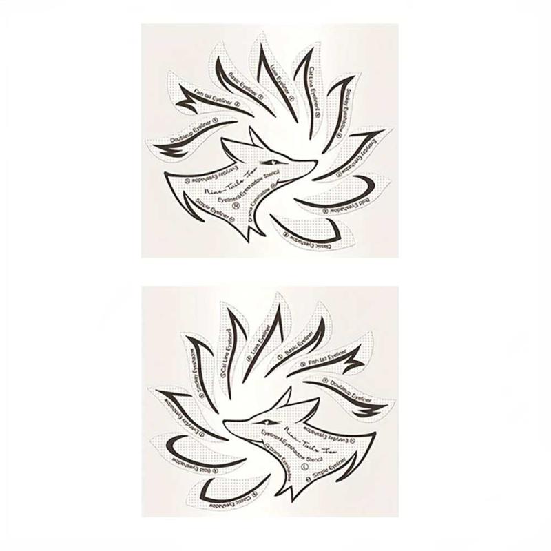 Professional Eyeliner Stencil & Eyeshadow Stencil Set
