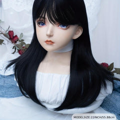 Long Straight Wig With Bangs Synthetic Wig Heat Resistant