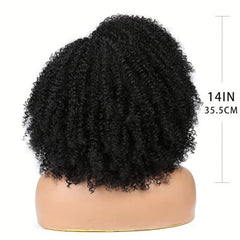 35 56 Cm Afro Curly Wigs Short Kinky Curly Wigs For Women Fluffy Soft Synthetic