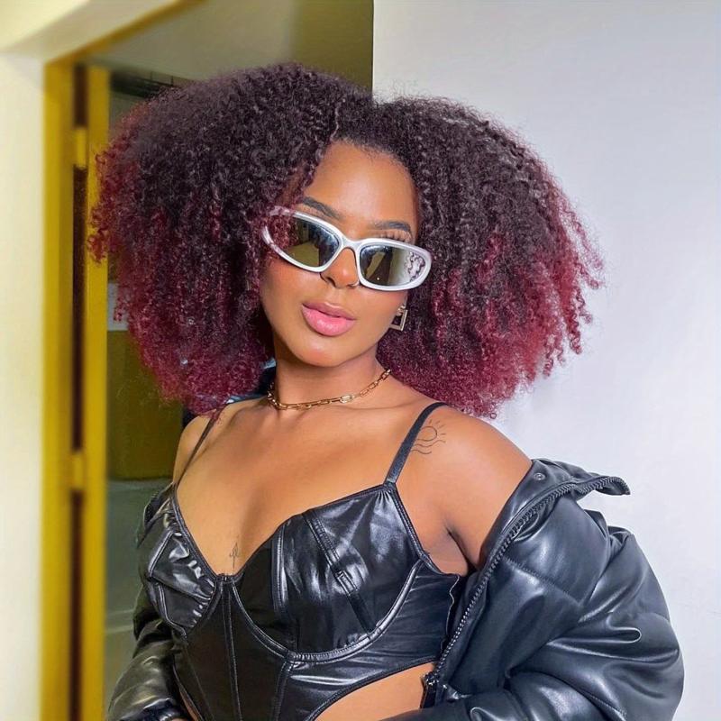 35 56 Cm Afro Curly Wigs Short Kinky Curly Wigs For Women Fluffy Soft Synthetic