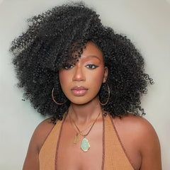 35 56 Cm Afro Curly Wigs Short Kinky Curly Wigs For Women Fluffy Soft Synthetic