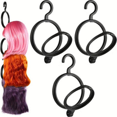 2pcs Portable Wig Hanger with Reinforced Hooks