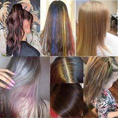 55 88 cm Hair Tinsel Strands Long Straight Hair Extensions Party Highlight Hair