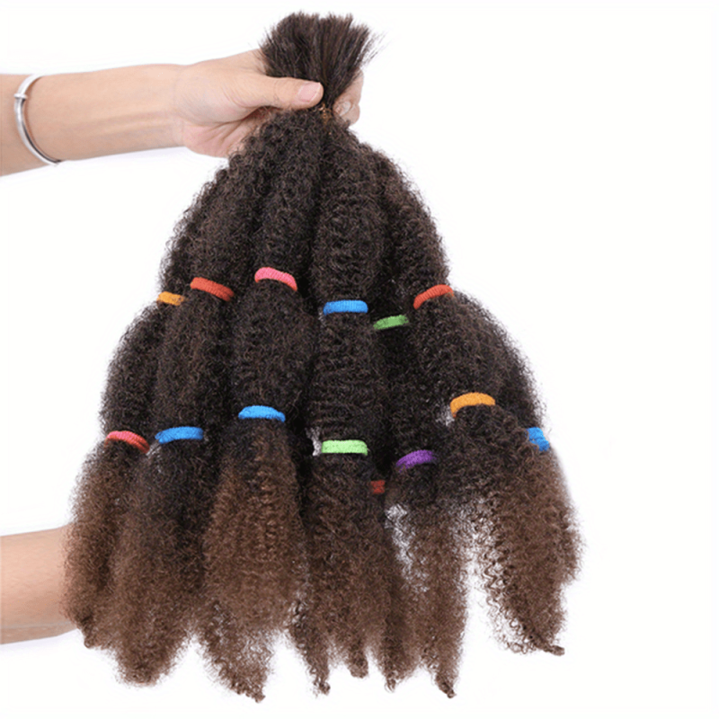 Ombre Braiding Hair Curly Crochet Braids Hair Extensions 30-48cm