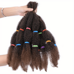 Ombre Braiding Hair Curly Crochet Braids Hair Extensions 30-48cm