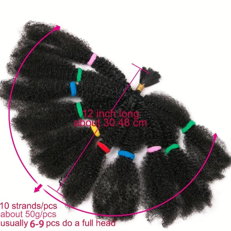 Ombre Braiding Hair Curly Crochet Braids Hair Extensions 30-48cm