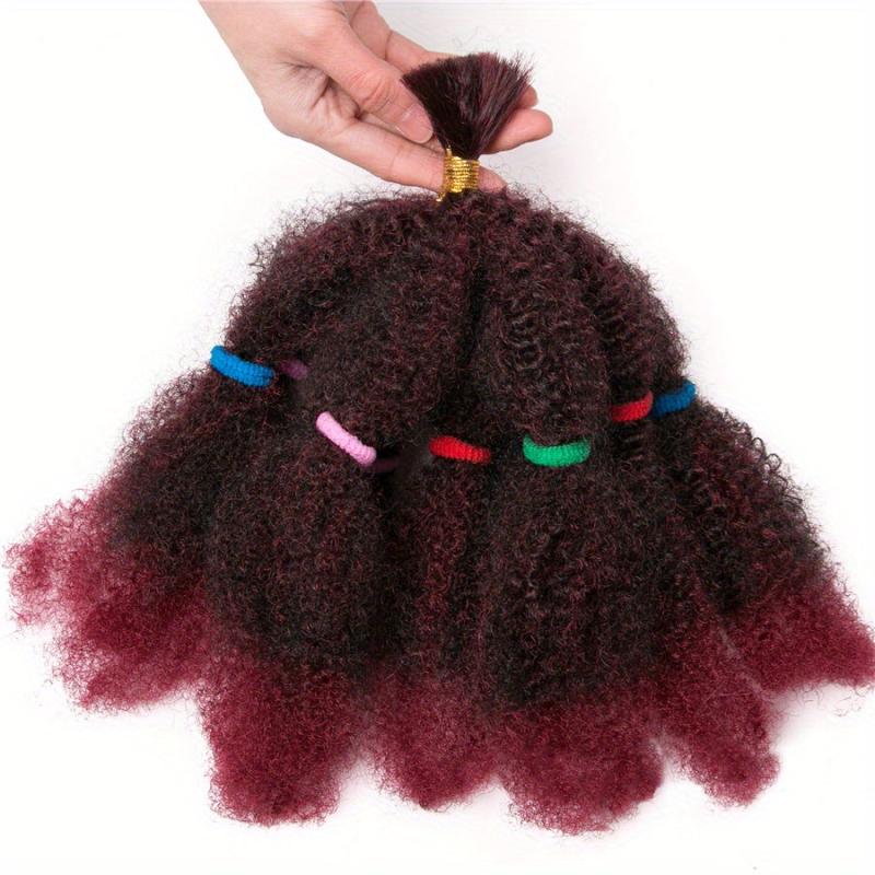 Ombre Braiding Hair Curly Crochet Braids Hair Extensions 30-48cm