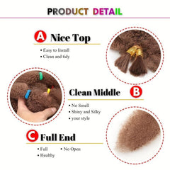 Ombre Braiding Hair Curly Crochet Braids Hair Extensions 30-48cm