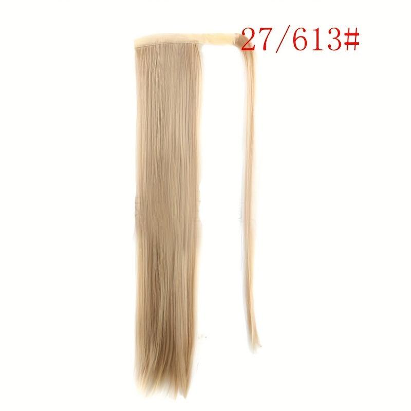 Long Straight Ponytail Extensions Synthetic Clip In Hair Extensions