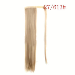 Long Straight Ponytail Extensions Synthetic Clip In Hair Extensions