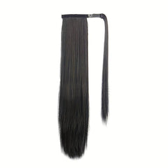 Long Straight Ponytail Extensions Synthetic Clip In Hair Extensions