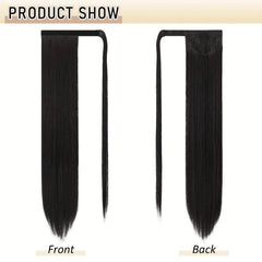 Long Straight Ponytail Extensions Synthetic Clip In Hair Extensions