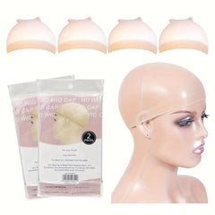 2 Pack Transparent HD Wig Cap For Lace Front Wig - Wig Stocking Caps Women