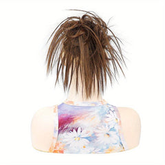 Messy Hair Bun Scrunchie Updo Extension Ponytail Y2K
