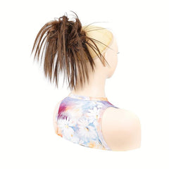 Messy Hair Bun Scrunchie Updo Extension Ponytail Y2K