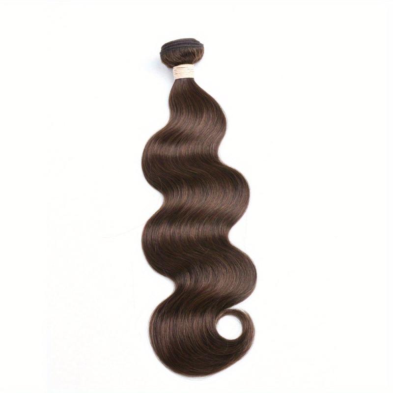 Brazilian Body Wave Brown Hair Bundles 4 Body Wave Bundles 20-32-86-36 Cm