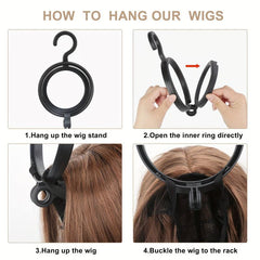 Portable Wig Holder Collapsible Storage Rack Display Tool