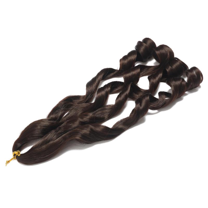 French Curly Crochet Braids 60 96 Cm Wavy Hair Extensions