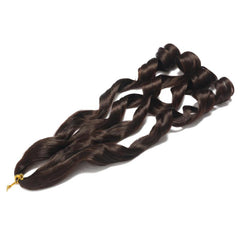 French Curly Crochet Braids 60 96 Cm Wavy Hair Extensions