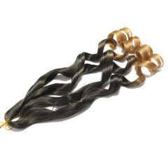 French Curly Crochet Braids 60 96 Cm Wavy Hair Extensions