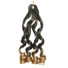 French Curly Crochet Braids 60 96 Cm Wavy Hair Extensions