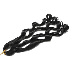 French Curly Crochet Braids 60 96 Cm Wavy Hair Extensions