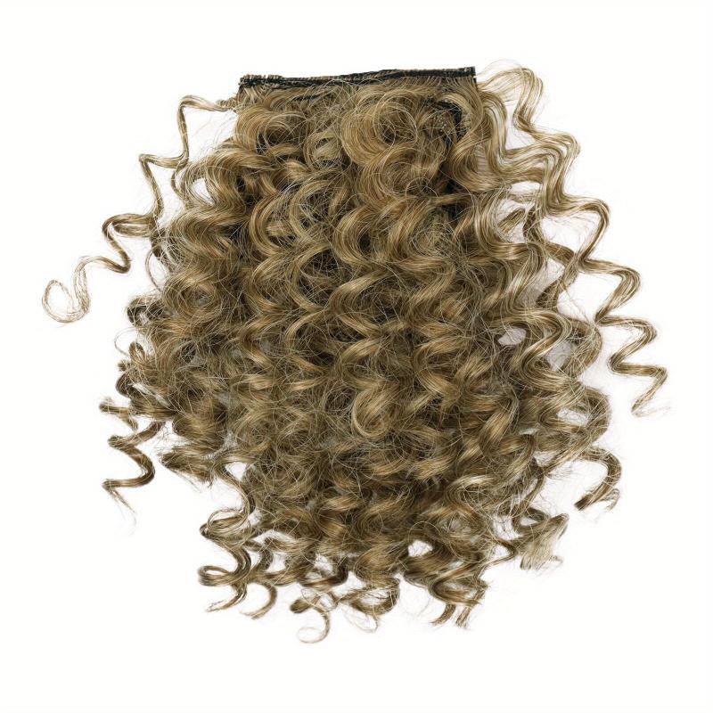 Curly Hair Bangs Clip In Extensions Afro Kinky Short Synthetic Fiber Bangs