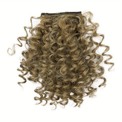 Curly Hair Bangs Clip In Extensions Afro Kinky Short Synthetic Fiber Bangs